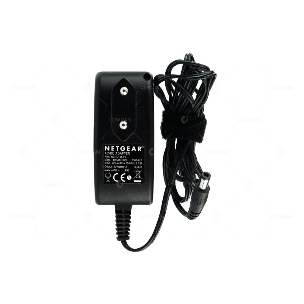332-10168-01 NETGEAR 12W 12V 1A AC/DC ADAPTER T012HE1209